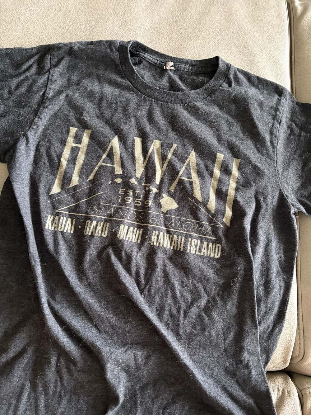 ABC Stores Islands of Aloha Hawaii Charcoal Heather Graphic T-Shirt